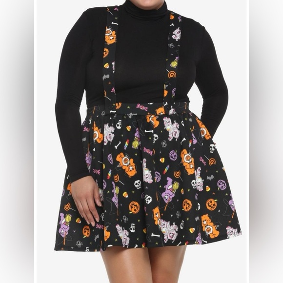 Care Bears Halloween spooky skirt all overall skirt nwot